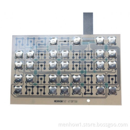Membrane Switch with Metal domes